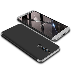Husa Huawei Mate 10 Lite GKK 360 Full Cover Negru-Argintiu