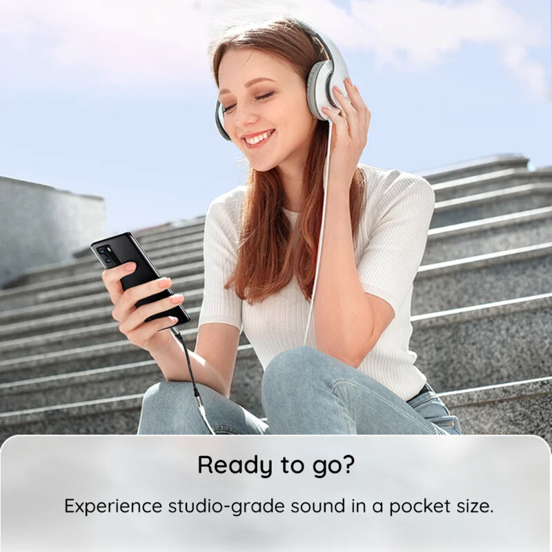 [Pachet 2x] Set adaptoare audio premium Type-C Techsuit FuseXound AC12