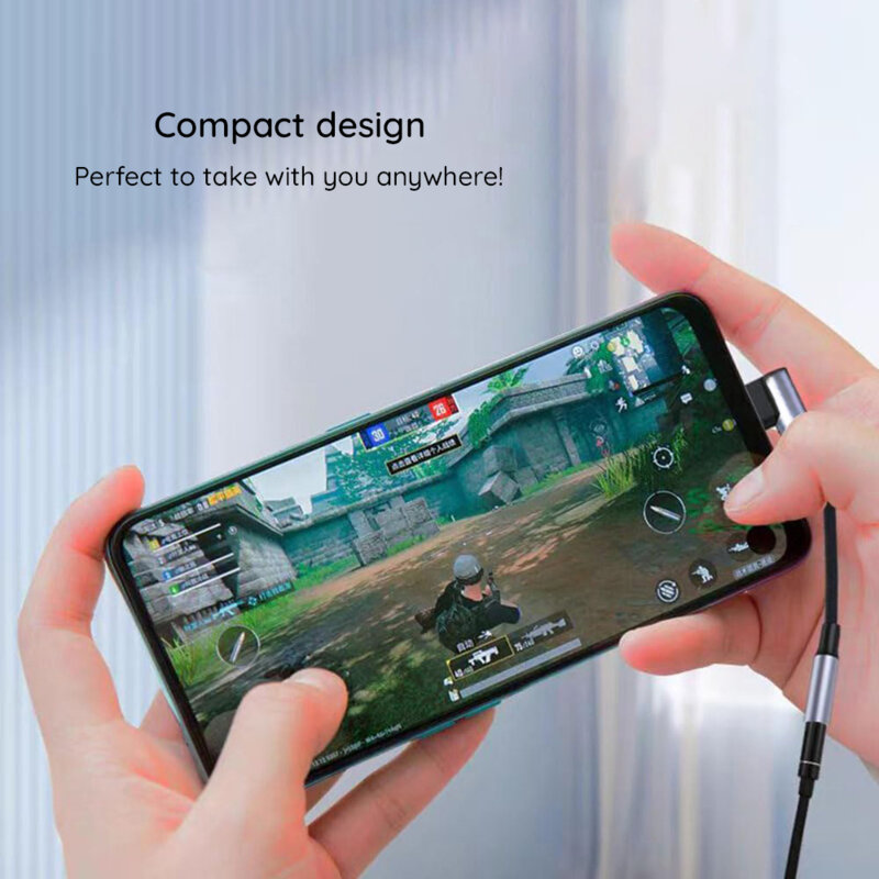 Adaptor audio premium, Type-C la Jack 3A Techsuit MusicDoX AC7