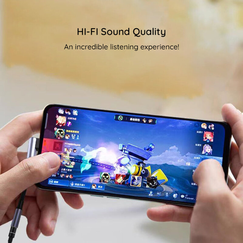 Adaptor audio premium, Type-C la Jack 3A Techsuit MusicDoX AC7