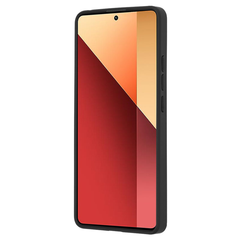 Husa Xiaomi Redmi Note 13 Pro 4G Techsuit Glinth cu inel suport stand magnetic, negru