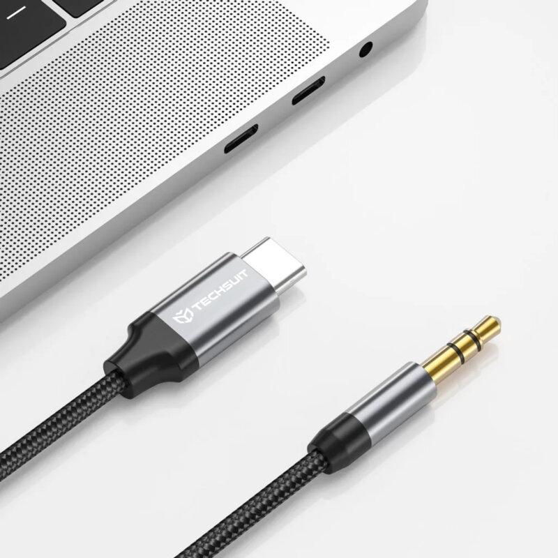 Adaptor audio premium Type-C Techsuit FuseXound AC11, 0.5m
