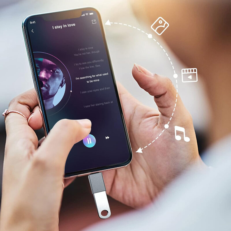 Adaptor OTG premium USB la Type-C, 3A, 5Gbps Techsuit A8, gri