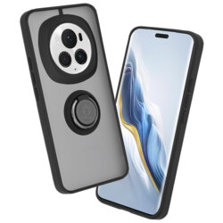 Husa Honor Magic6 Pro Techsuit Glinth cu inel suport stand magnetic, negru
