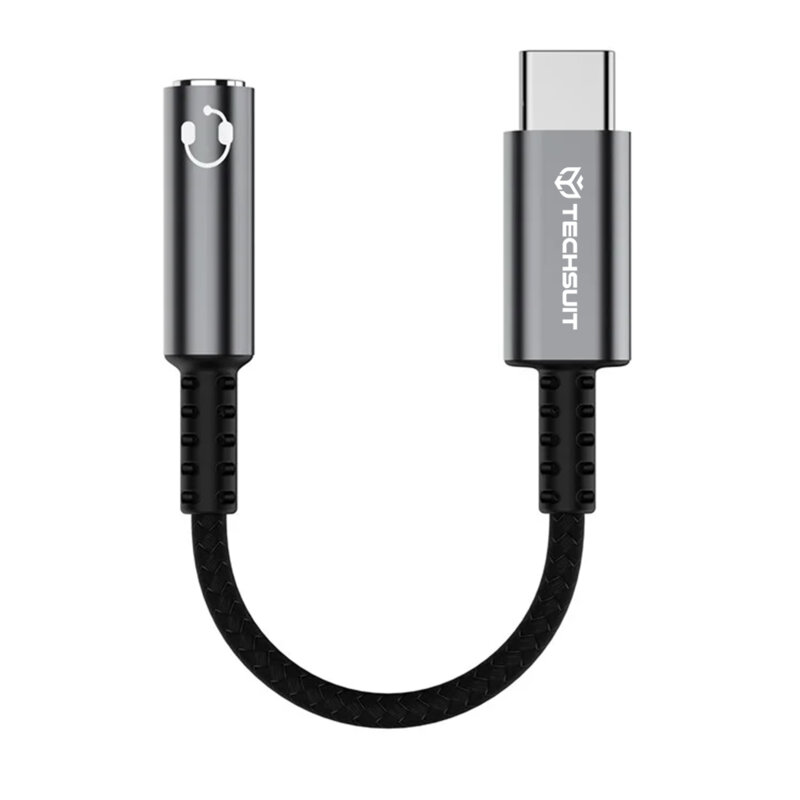 Adaptor audio premium Type-C Techsuit SonicPiX AC14, 0.1m