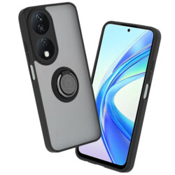 Husa Honor X7b Techsuit Glinth cu inel suport stand magnetic, negru