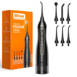 Irigator bucal cu 7 capete, 3 moduri Bitvae, negru, BV5020E