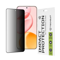 Folie sticla Honor 400 Techsuit 111D Privacy Full Glue, negru