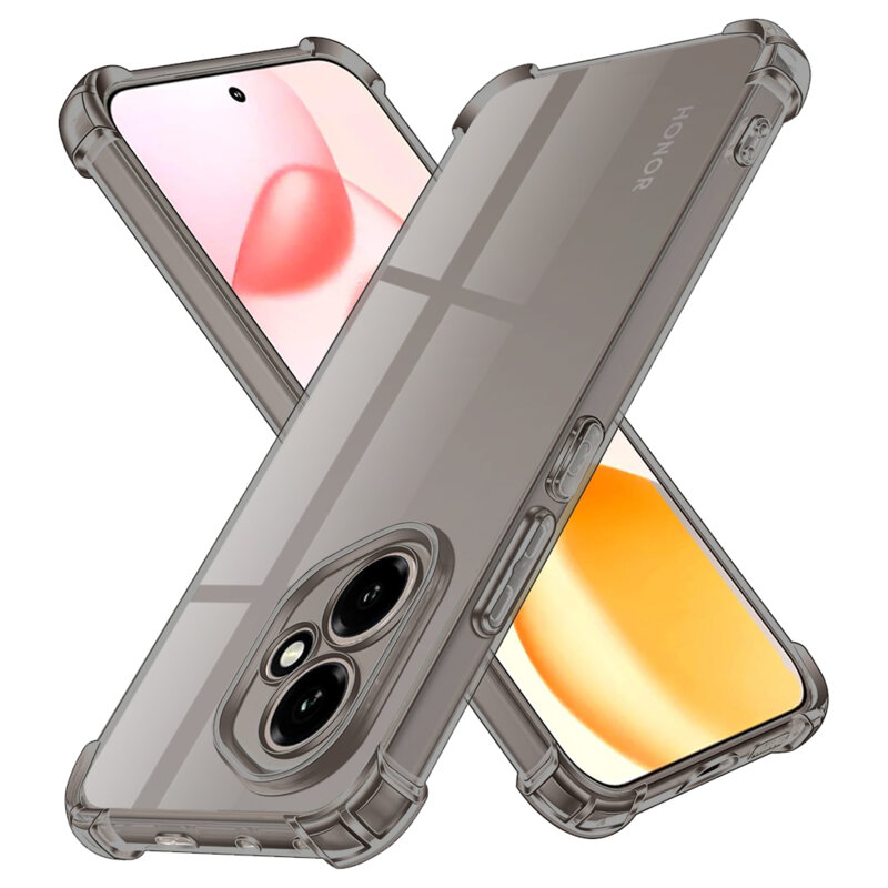 Husa iPhone XR Techsuit Shockproof Clear Silicone, fumuriu