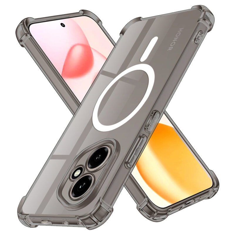 Husa Motorola Moto E14 Techsuit Shockproof Clear Silicone MagSafe, fumuriu