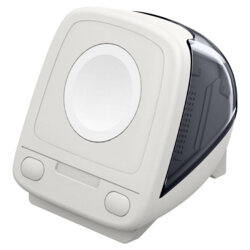 Suport incarcator Apple Watch, Spigen Classic C1, gri