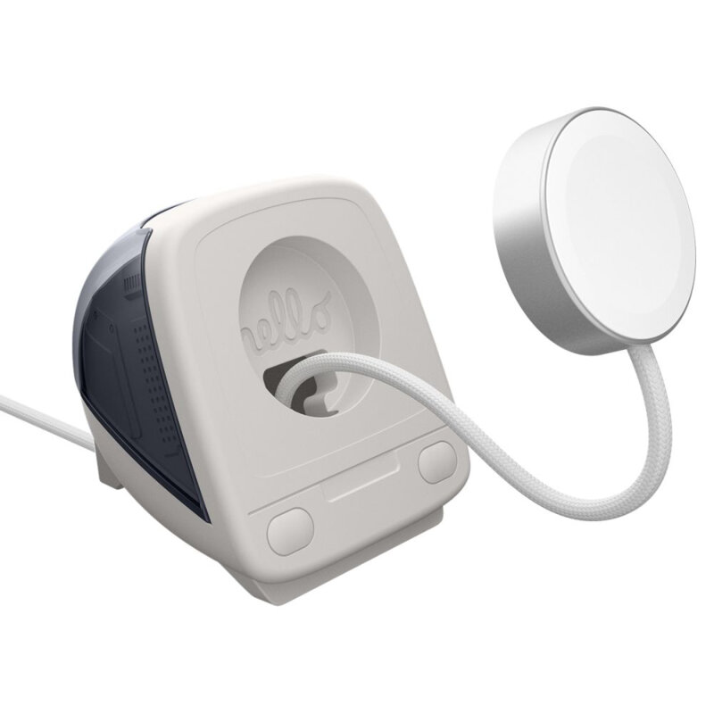 Suport incarcator Apple Watch, Spigen Classic C1, gri
