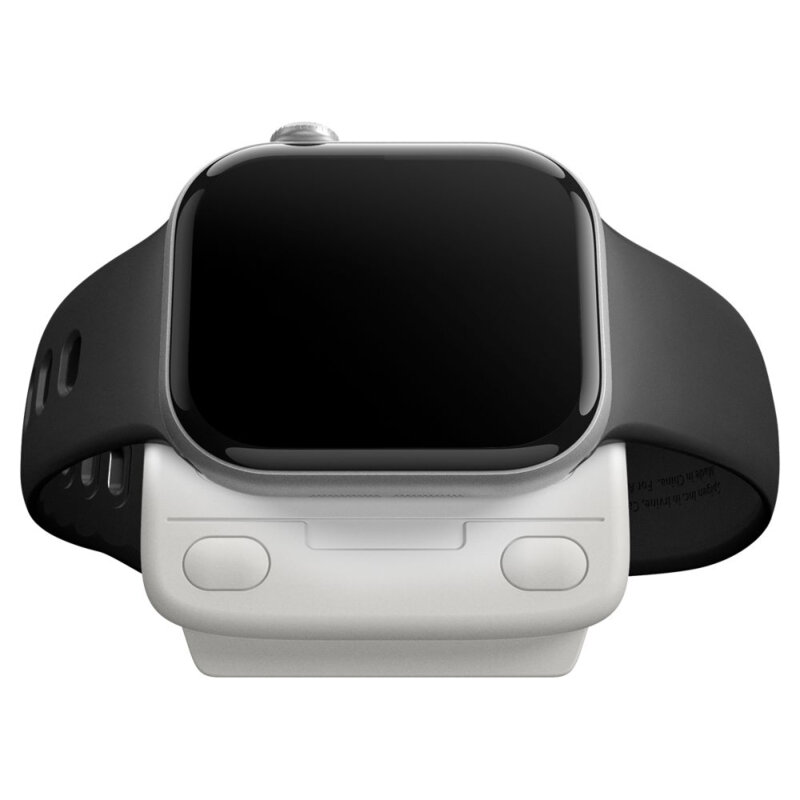Suport incarcator Apple Watch, Spigen Classic C1, gri