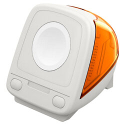 Suport incarcator Apple Watch, Spigen Classic C1, portocaliu
