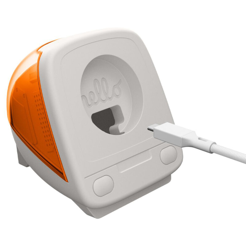 Suport incarcator Apple Watch, Spigen Classic C1, portocaliu