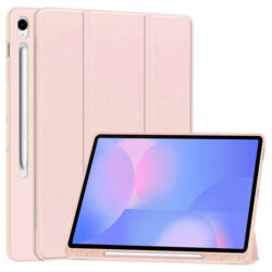 Husa Samsung Galaxy Tab S10 FE Plus Techsuit Flex Trifold Pen, roz