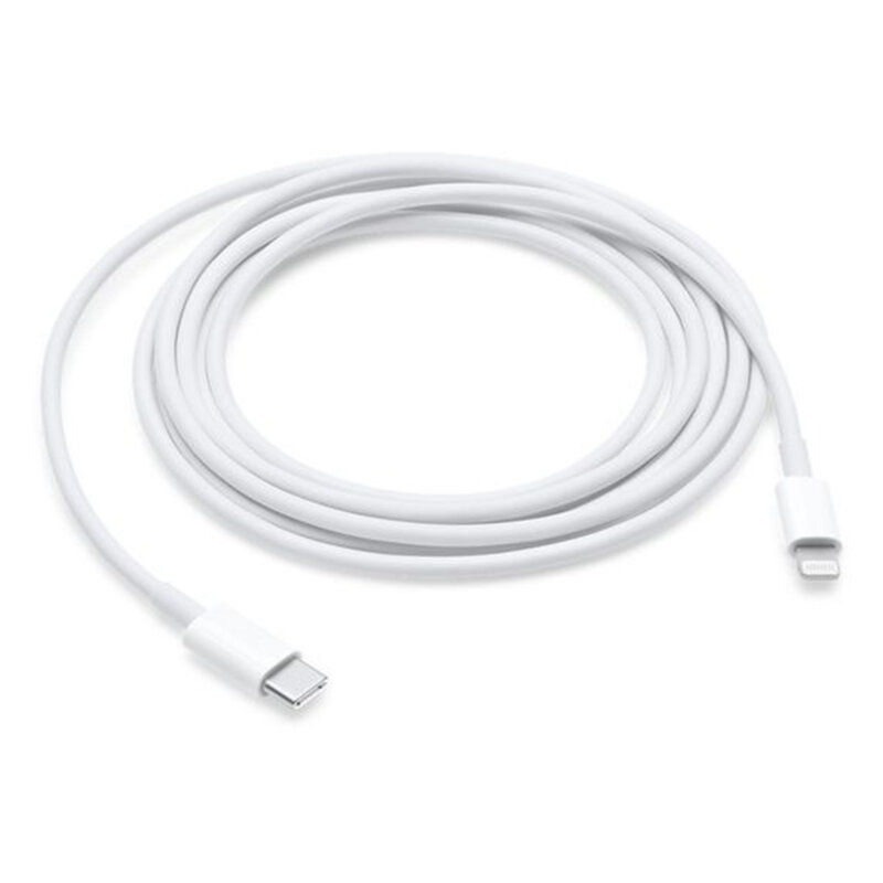 Cablu tip C, Lightning original Apple, 2m, alb, MW2R3ZM/A
