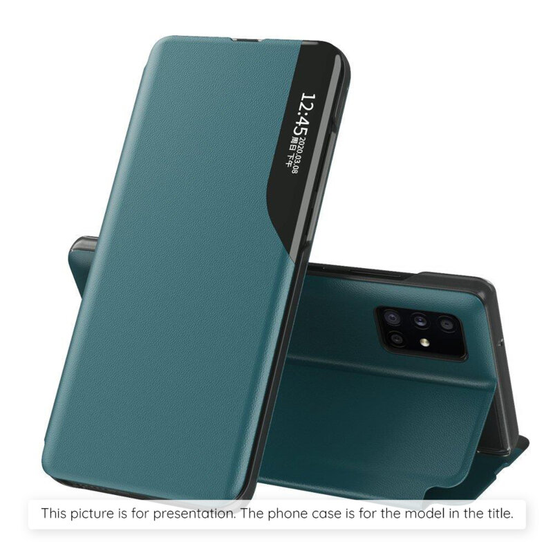 Husa Honor 400 Eco Leather View flip tip carte, verde