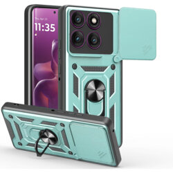 Husa Motorola Edge 60 Pro protectie camera Techsuit CamShield Series, verde