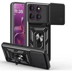 Husa Motorola Edge 60 Pro protectie camera Techsuit CamShield Series, negru