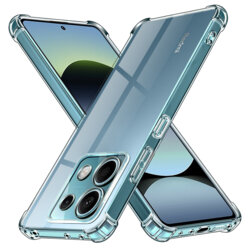 Husa Xiaomi Redmi Note 14S Techsuit Shockproof Clear Silicone, transparenta