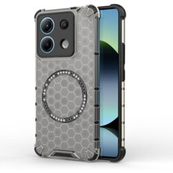 Husa transparenta Xiaomi Redmi Note 14S Techsuit HoneyComb Shield MagSafe, negru