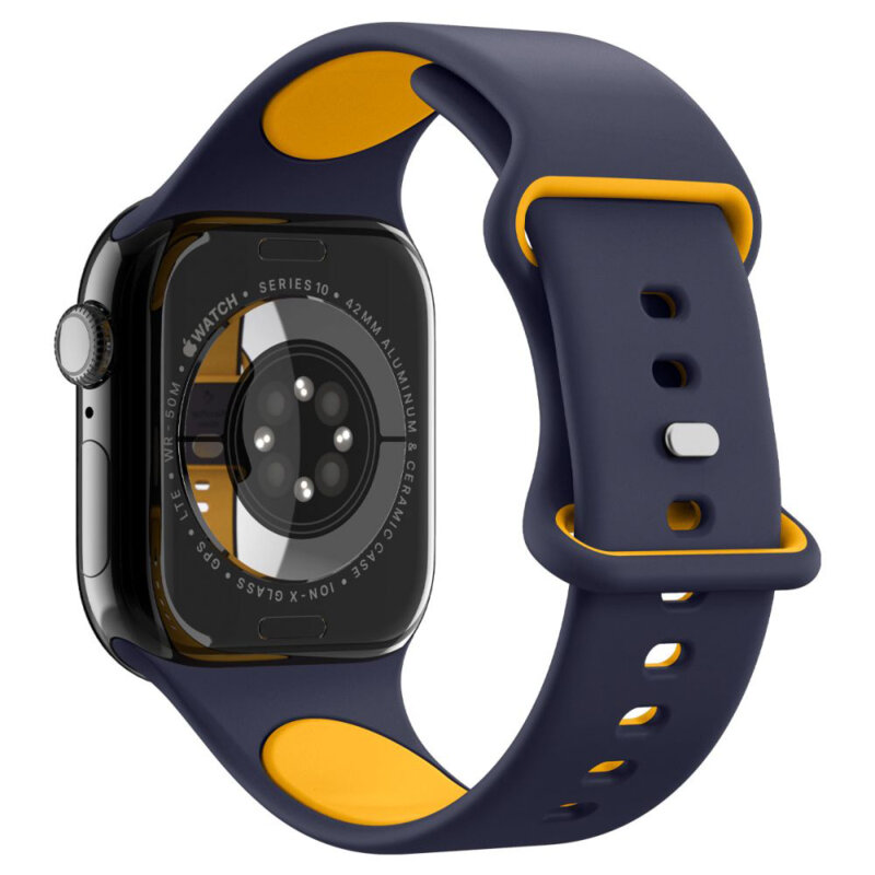 Curea Apple Watch 1 38mm Spigen Nano Pop, bleumarin