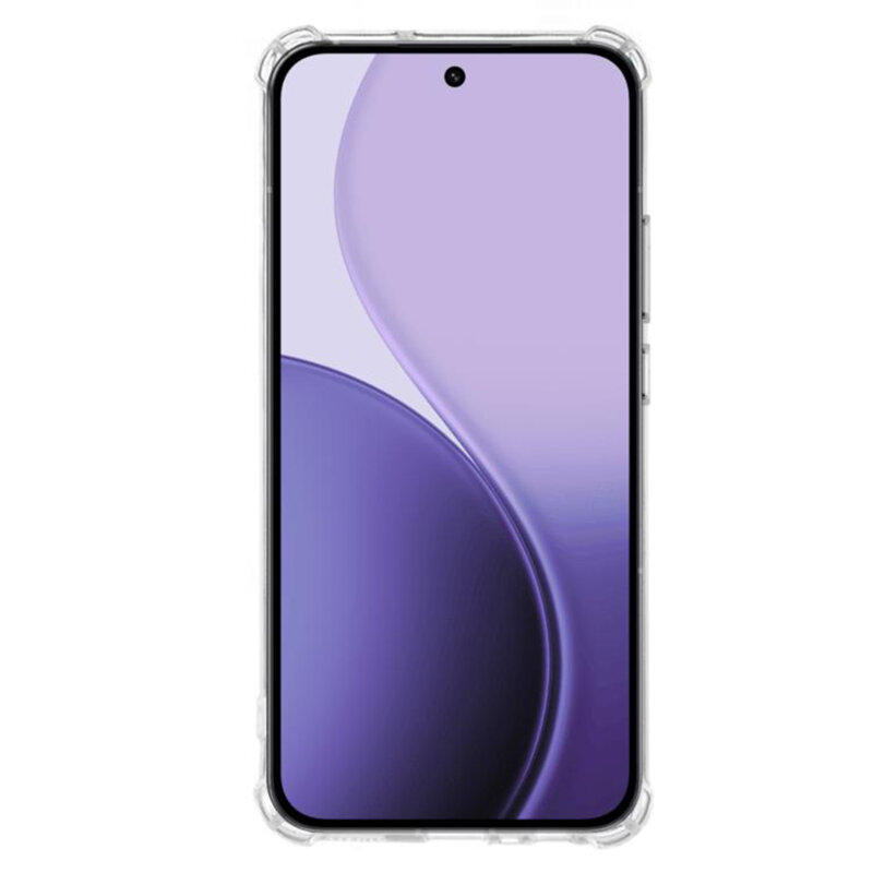 Husa Oppo Reno14 Techsuit Shockproof Clear Silicone, transparenta
