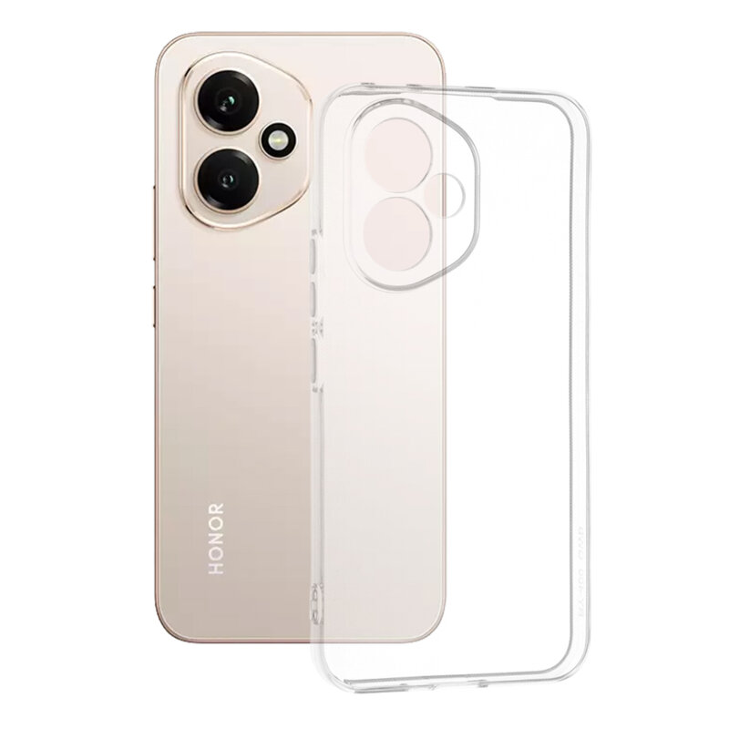 Husa Honor 400 Techsuit Clear Silicone, transparenta