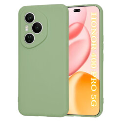 Husa silicon Honor 400 Pro Techsuit SoftFlex, verde deschis