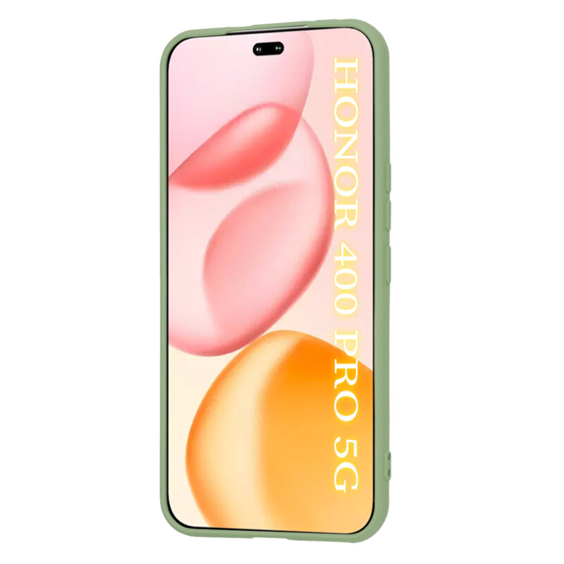 Husa silicon Honor 400 Pro Techsuit SoftFlex, verde deschis