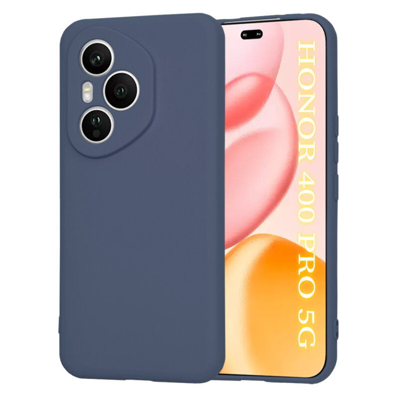 Husa silicon Honor 400 Pro Techsuit SoftFlex, bleumarin