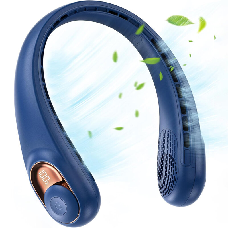 Ventilator portabil pentru gat, USB-C, 5200mAh Techsuit S9