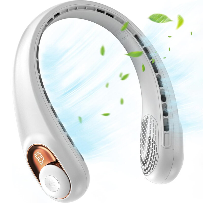 Ventilator portabil pentru gat, USB-C, 5200mAh Techsuit S9