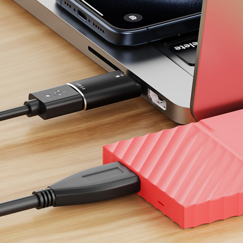 Cititor de carduri TF/adaptor USB la Type-C, 3A, Techsuit CC1