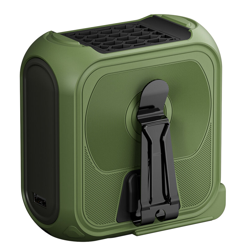 Mini ventilator portabil premium 10000mAh Techsuit Z13, verde