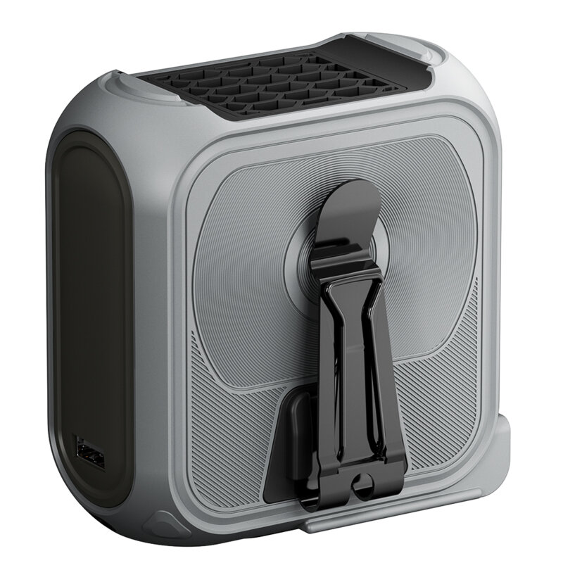 Mini ventilator portabil premium 10000mAh Techsuit Z13, gri