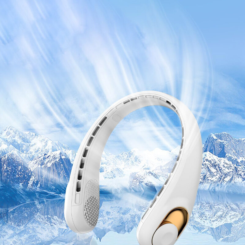 Ventilator portabil pentru gat, USB-C, 5200mAh Techsuit S9