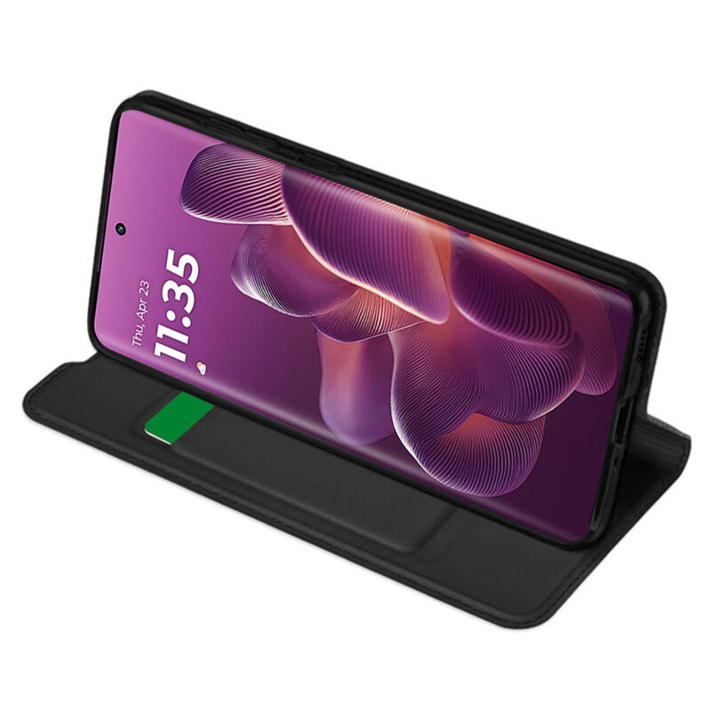 Husa Motorola Edge 60 Pro Techsuit Magskin Book, negru