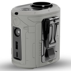 Mini ventilator portabil premium 5000mAh Techsuit Z14, gri