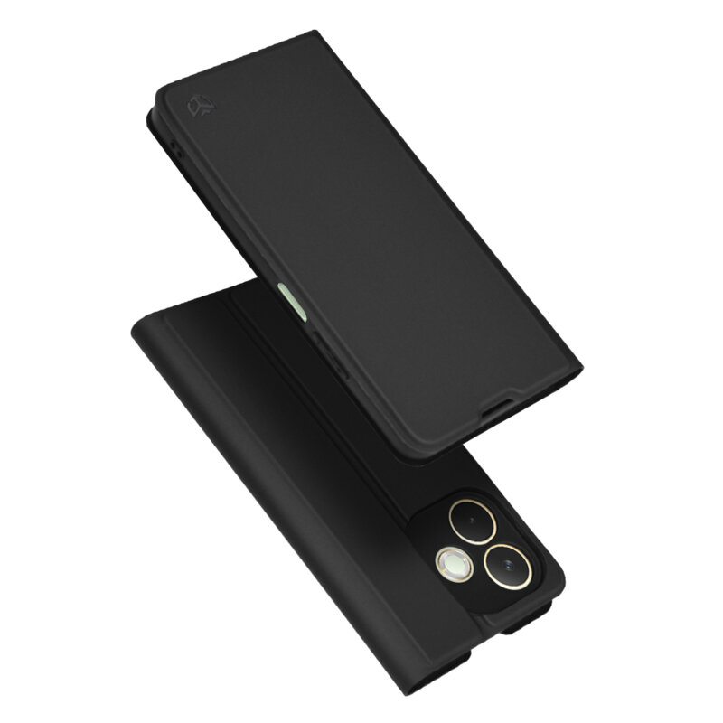 Husa Oppo A5 Pro 4G Techsuit Magskin Book, negru