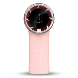 Ventilator de mana portabil premium Type-C Techsuit A8, roz