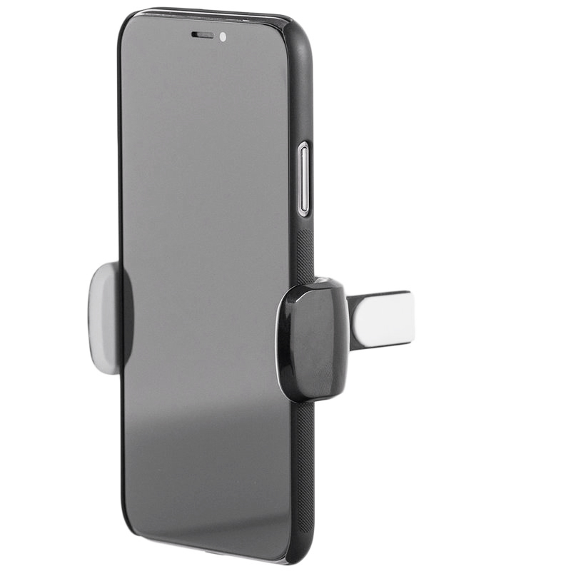 Suport Auto Telefon SILK Pentru Grila Ventilatie - Negru - Alb