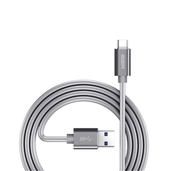 Cablu de date ESR Braided USB - Type-C 1M 3.0A Gri