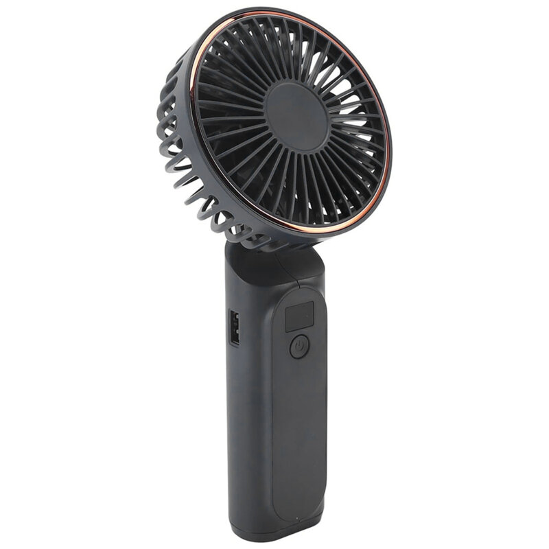 Ventilator de mana portabil premium Type-C Techsuit M12, negru