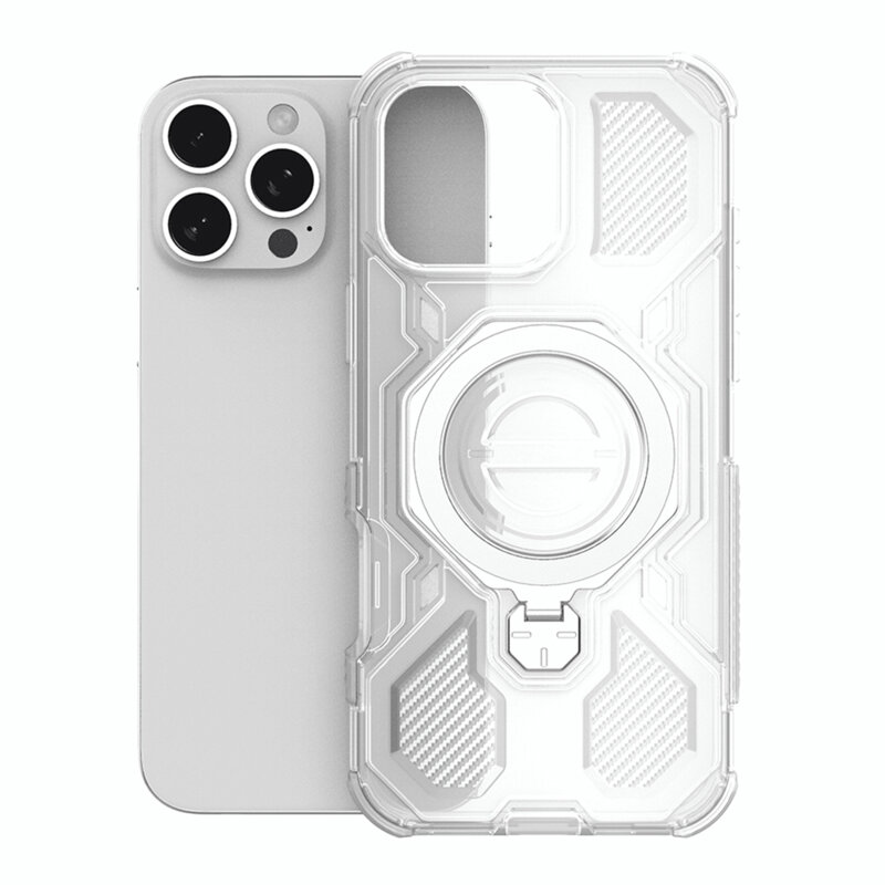 Husa Motorola Edge 60 Fusion Techsuit Carbon Shield PRO, alb