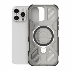Husa Motorola Edge 60 Fusion Techsuit Carbon Shield PRO, fumuriu