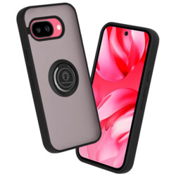 Husa Google Pixel 9a Techsuit Glinth cu inel suport stand magnetic, negru