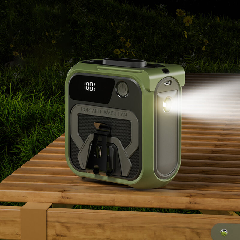 Mini ventilator portabil premium 10000mAh Techsuit Z13, portocaliu