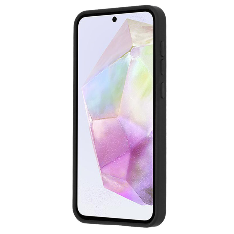 Husa Samsung Galaxy A35 5G Techsuit Glinth cu inel suport stand magnetic, negru